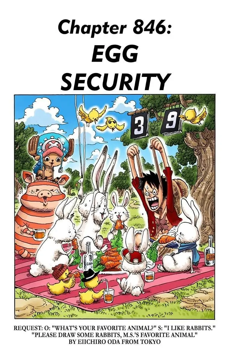 One Piece Digital Colored Chapter 846 image 01